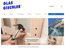 Tablet Screenshot of glas-gischler.de